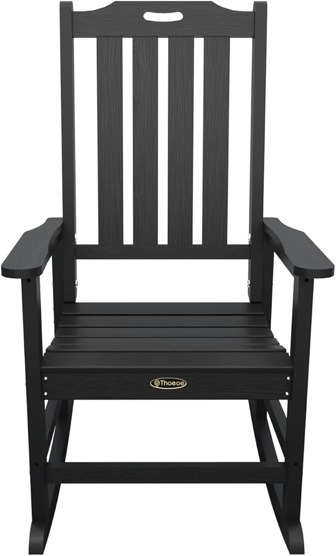 THOEOE Oversized Rocking Chair Set of 2, Outdoor Rocking Chair