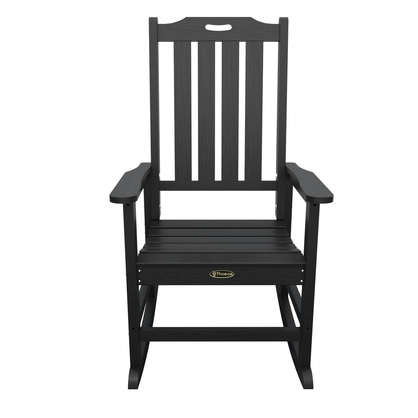 THOEOE Outdoor Rocking Chairs, Oversized Patio Rocking Chair