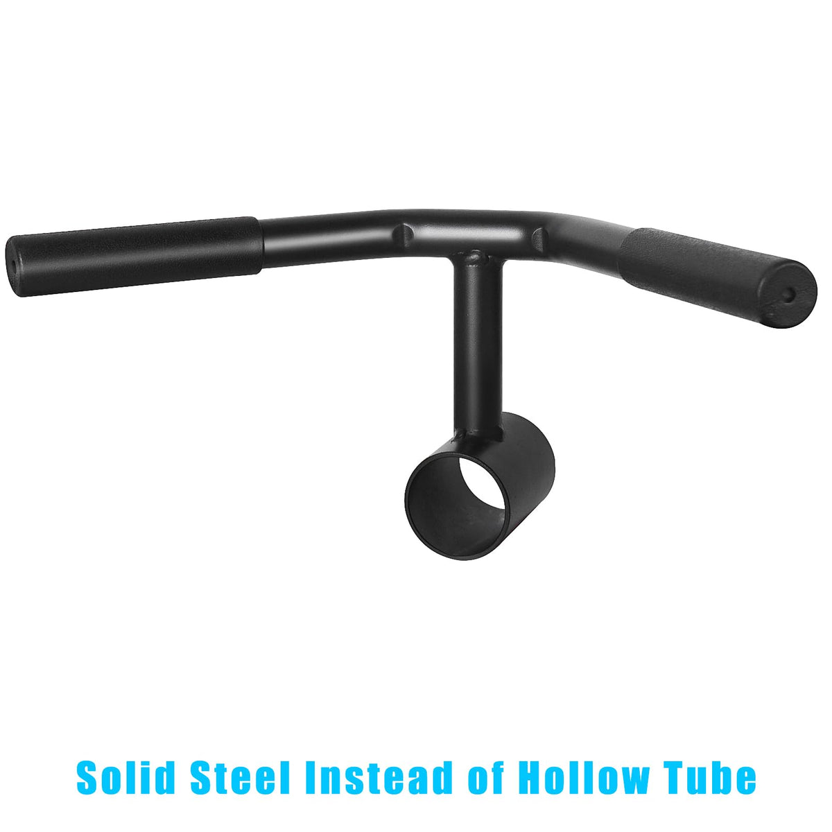 Luwint Solid T Bar Attachment for Landmine Row, Home Gym Workout Equipment Handle for 2'' Olympic Barbell