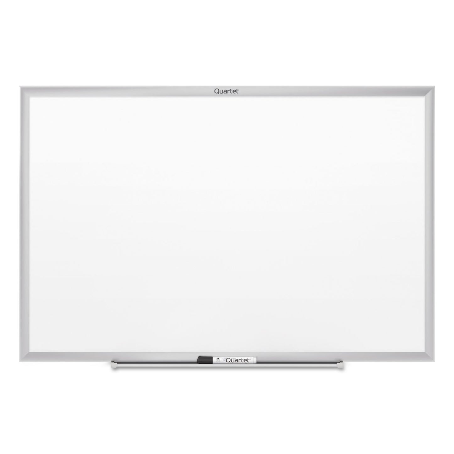 Quartet Magnetic Dry Erase White Board, 48"W x 36"H Whiteboard, Nano-Clean Surface Resists Ink Stains, Silver Aluminum Frame (SM534)