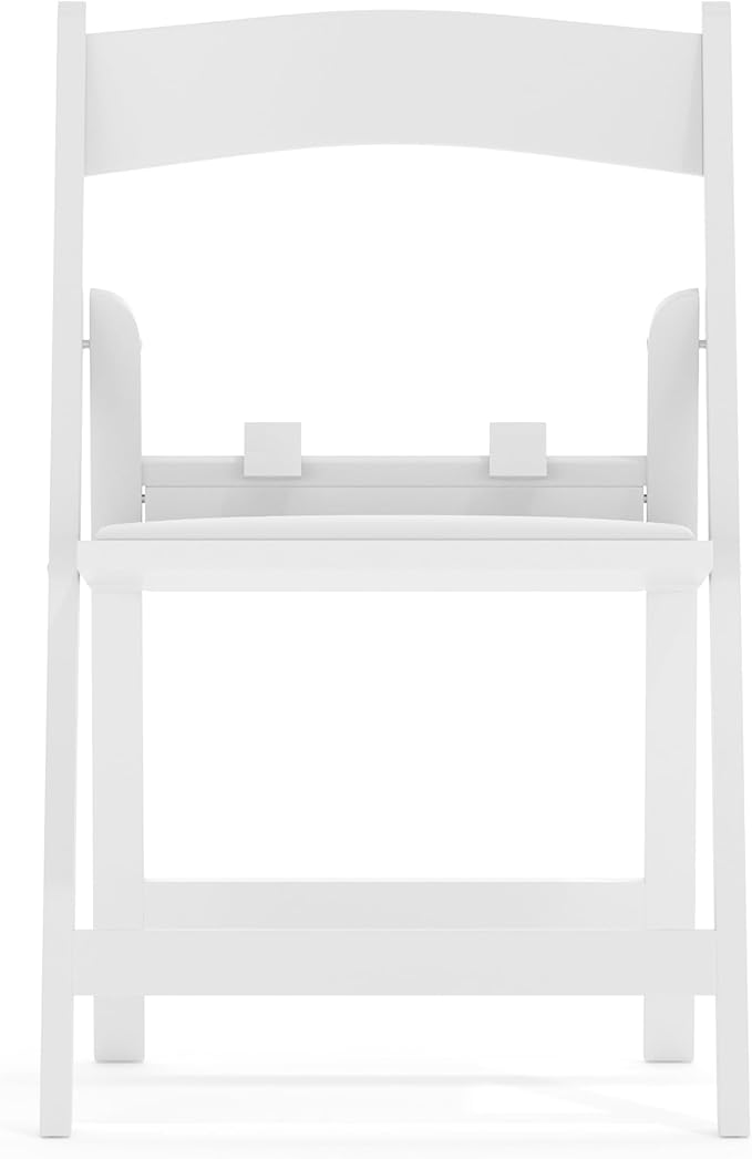 Flash Furniture HERCULES Kids White Resin Folding Chair
