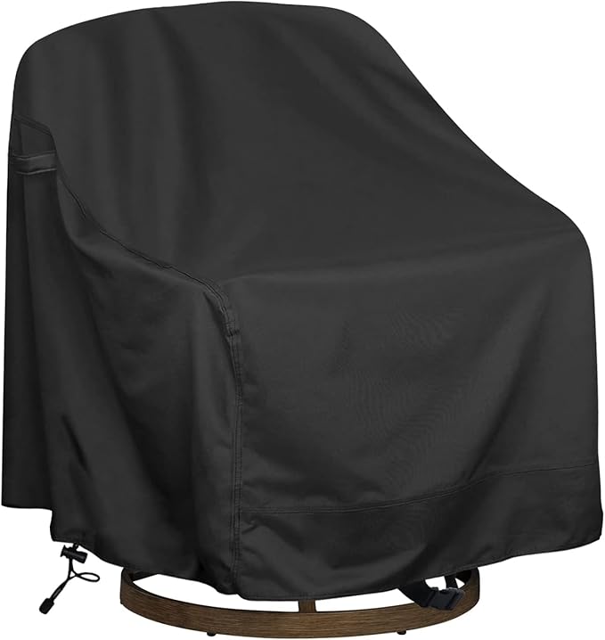 Outdoor Swivel Lounge Chair Cover, Fits to Lawn Patio Chairs, 420D