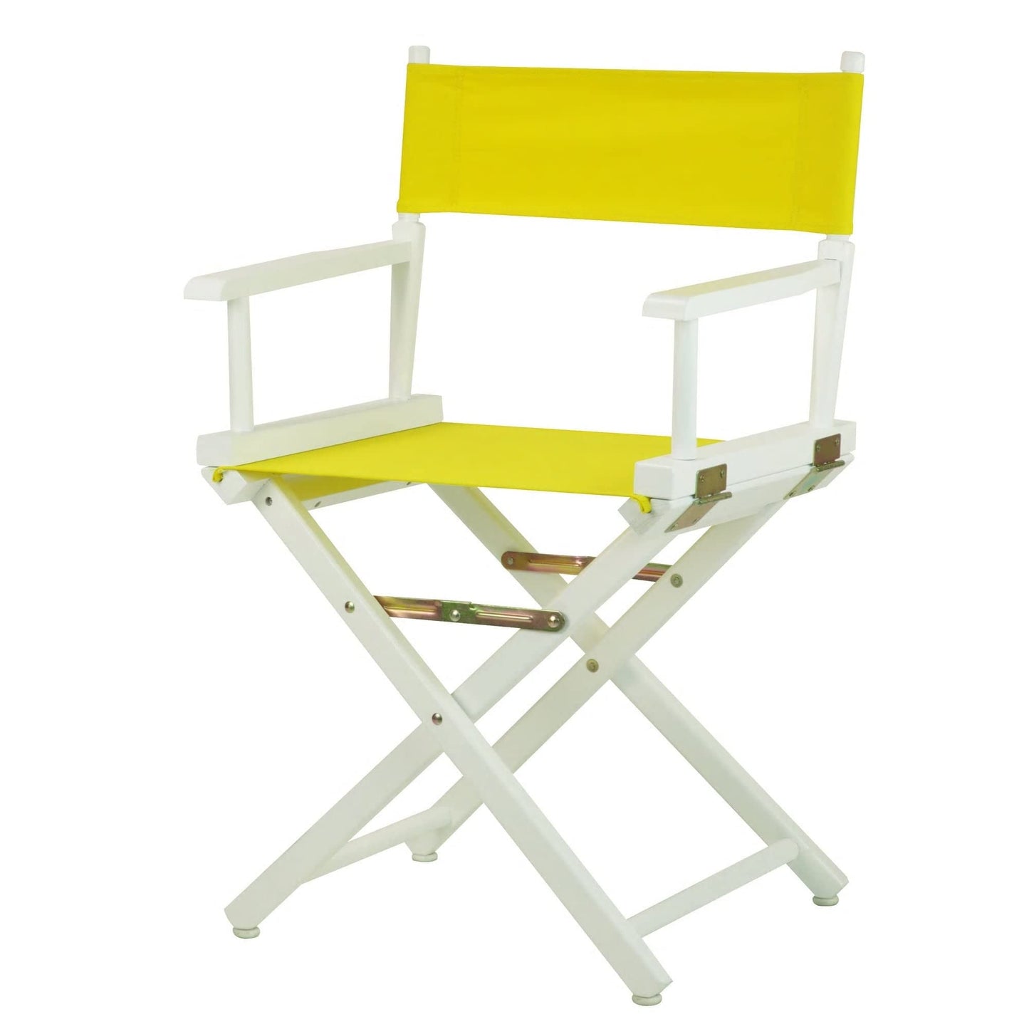 Casual Home 18" Director's Chair White Frame with Royal Blue Canvas