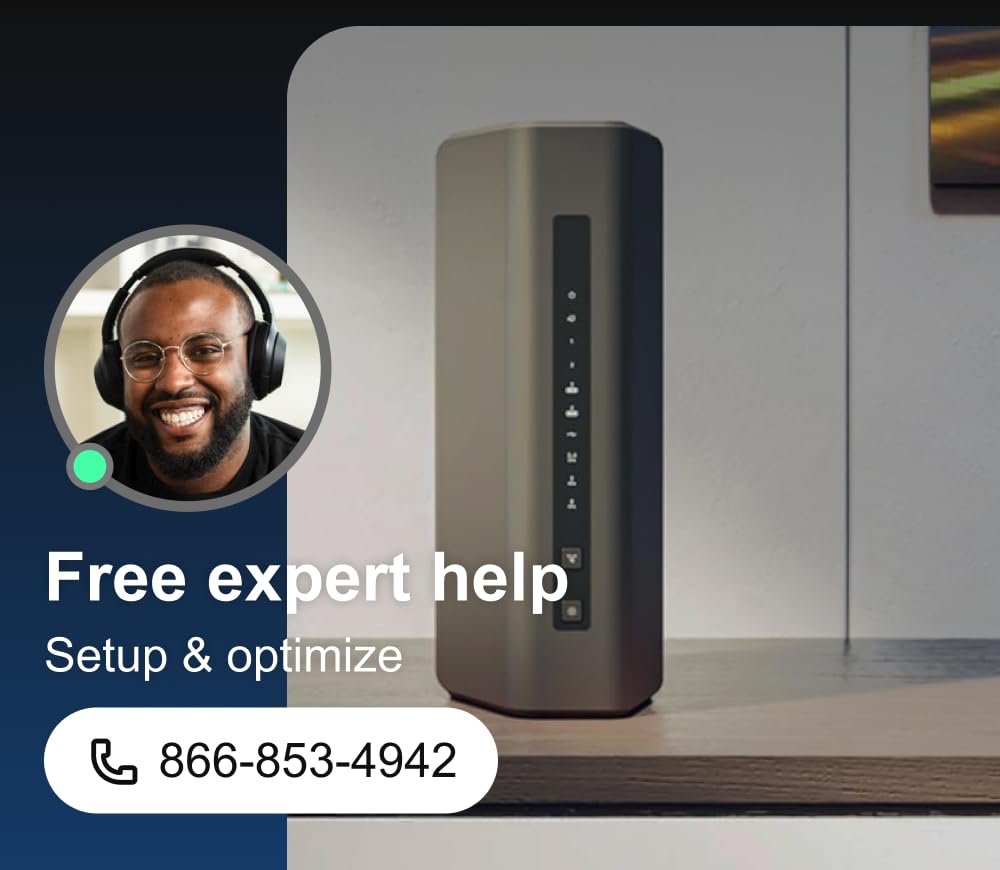 NETGEAR Nighthawk Dual-Band WiFi 7 Router (RS140) - Router Only, BE5000 Wireless Speed (up to 5.0 Gbps) - Covers up to 2,250 sq. ft., 80 Devices - 2.5 Gig Internet Port – Free Expert Help