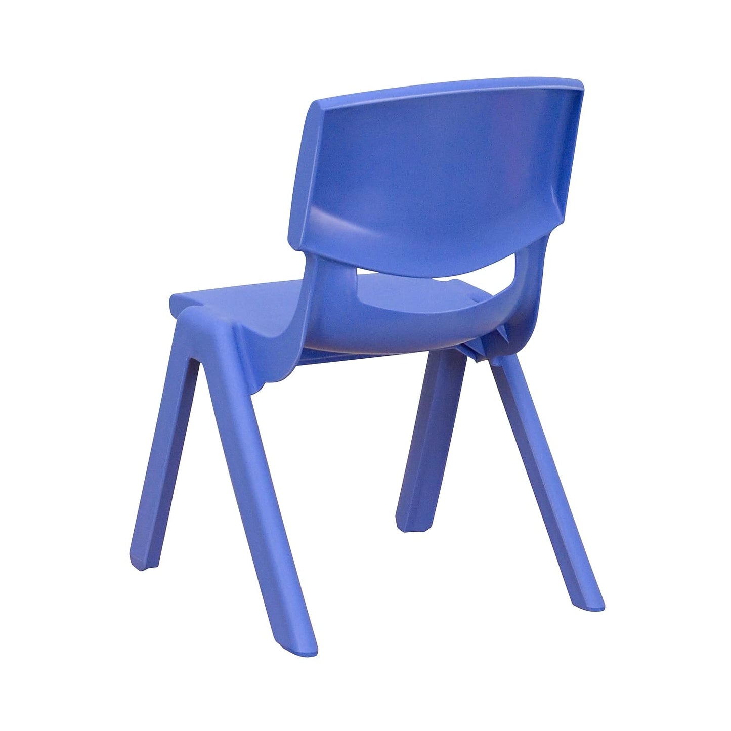 Flash Furniture Whitney 10 Pack Blue Plastic Stackable School Chair with 10.5'' Seat Height