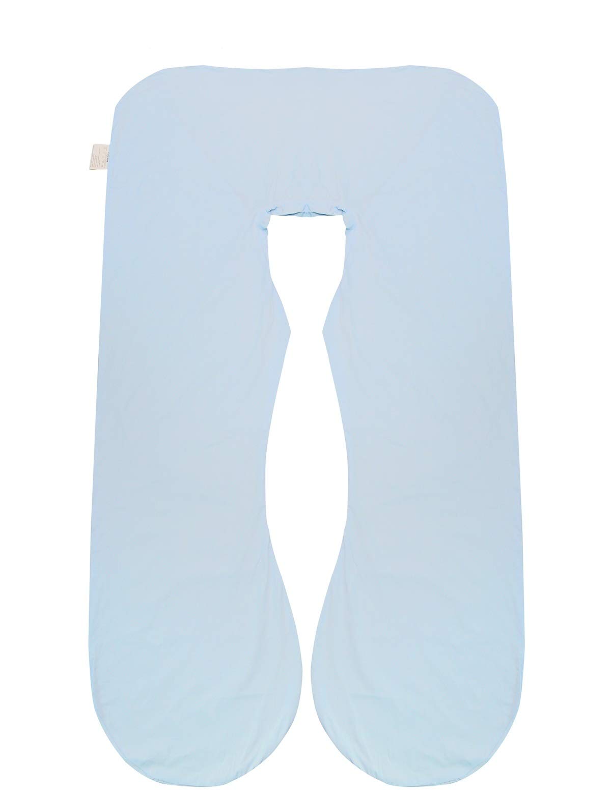KWLET Pregnancy Pillow Cover/U Shaped Pillow Cover/Pregnancy Pillow Case/Maternity Pillow Case/Pillowcase with Removable Cotton Cover 57x30 Inch for Pregnancy Pillow Blue