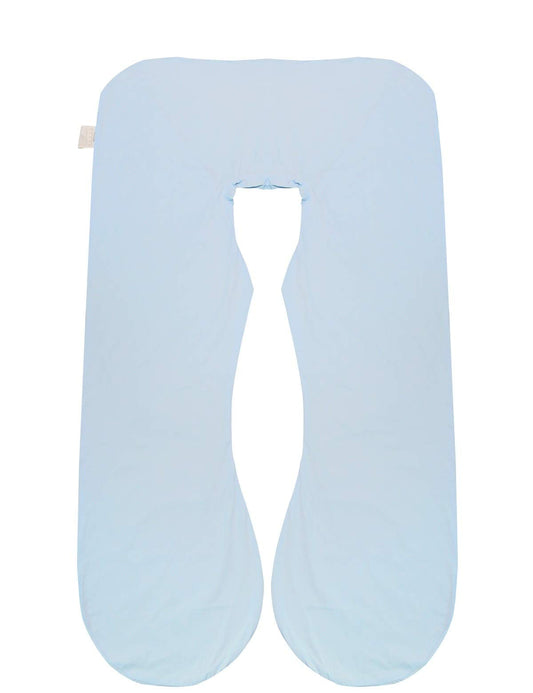 KWLET Pregnancy Pillow Cover/U Shaped Pillow Cover/Pregnancy Pillow Case/Maternity Pillow Case/Pillowcase with Removable Cotton Cover 57x30 Inch for Pregnancy Pillow Blue