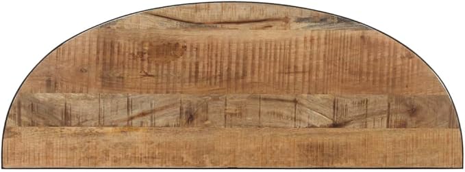 Solid Wood Side Table, Natural Finish Mango Accent Table, Nightstand