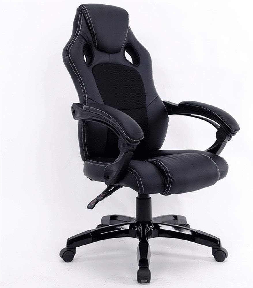 Ergonomic Office Chair with Adjustable Arms and Swivel, Heavy Duty Revolving Desk Chair for Computer, Visitor, Gaming, and Office Use(A)