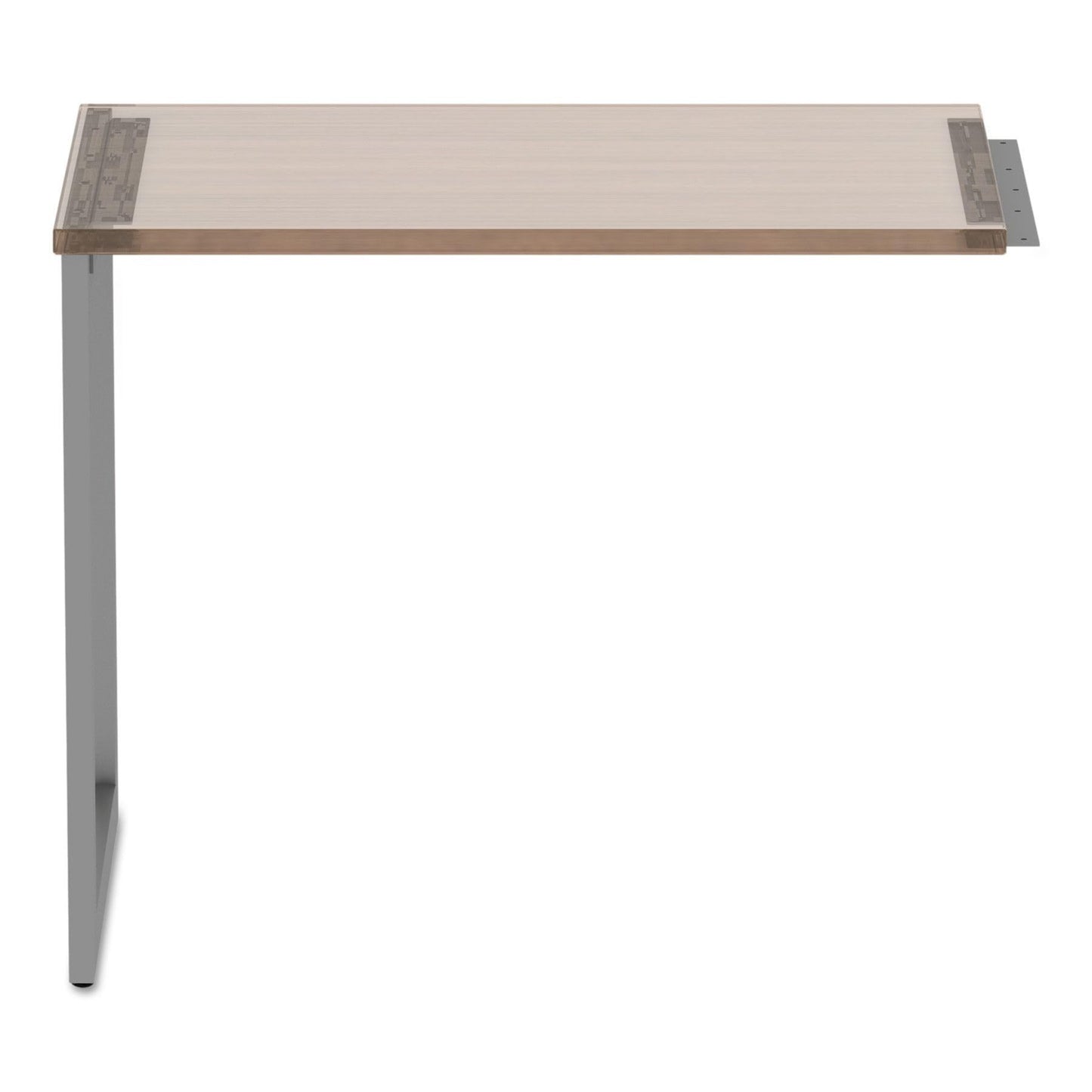 Alera alera Open Office Series o-Leg Return Base, Fully Adjustable, 36 to 70.78w x 23.38d x 28.5h, Silver