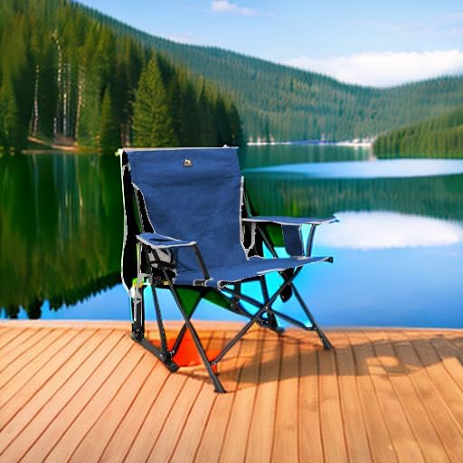 GCI Outdoor Kickback Rocker Camping Chair | Portable Folding Rocking Chair