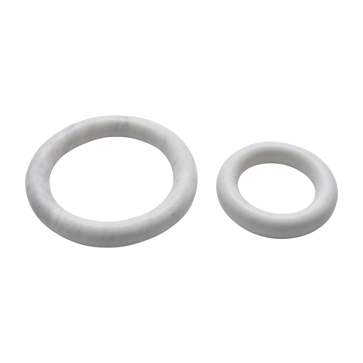 Creative Co-Op Marble Trivets for Dining Table, Set of 2