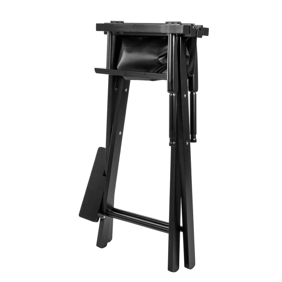 CLAR DC-30 Film Director's Chair (Black Wood with Black Seat & Back)