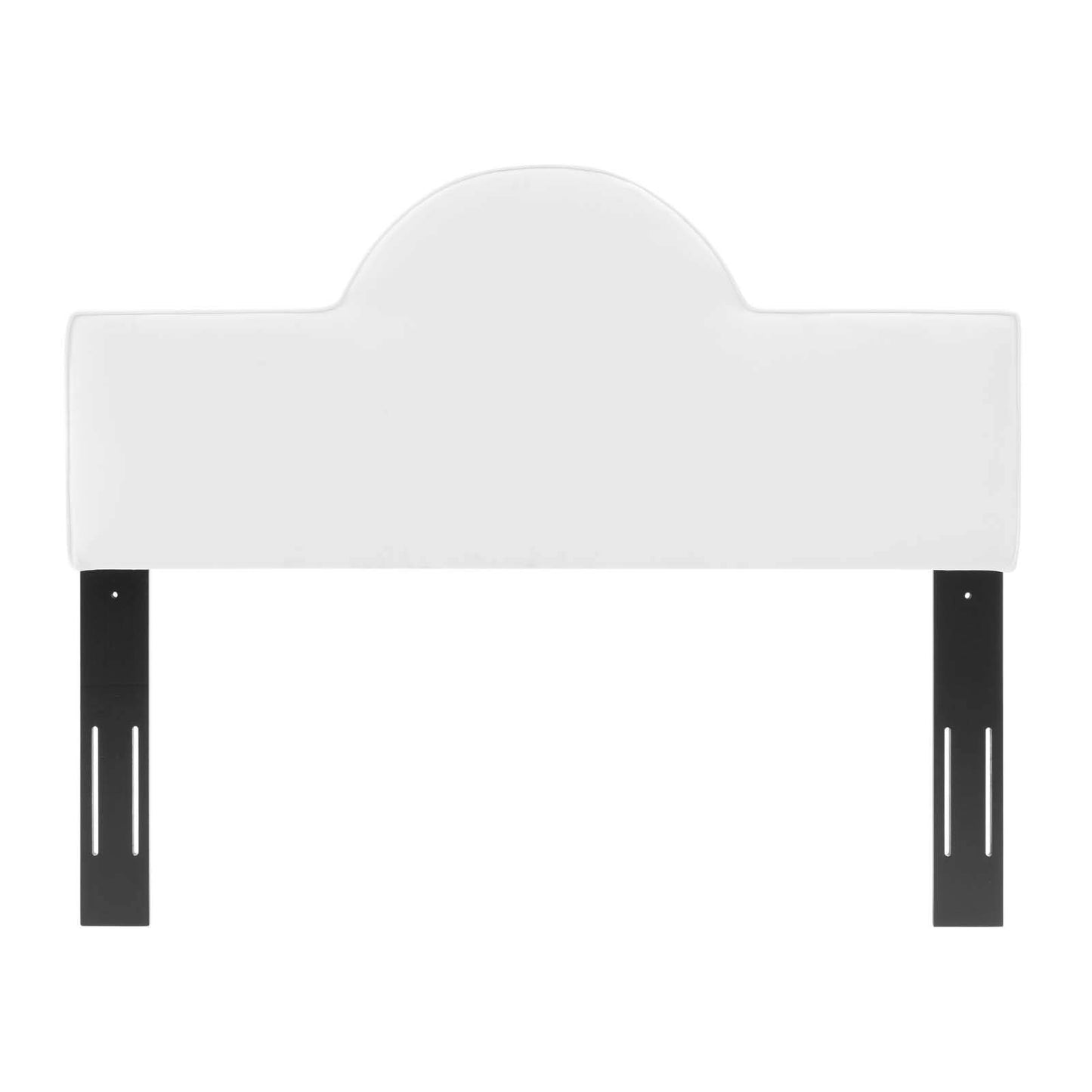 Modway MOD-6302-WHI Dawn Twin Performance Velvet Headboard, White