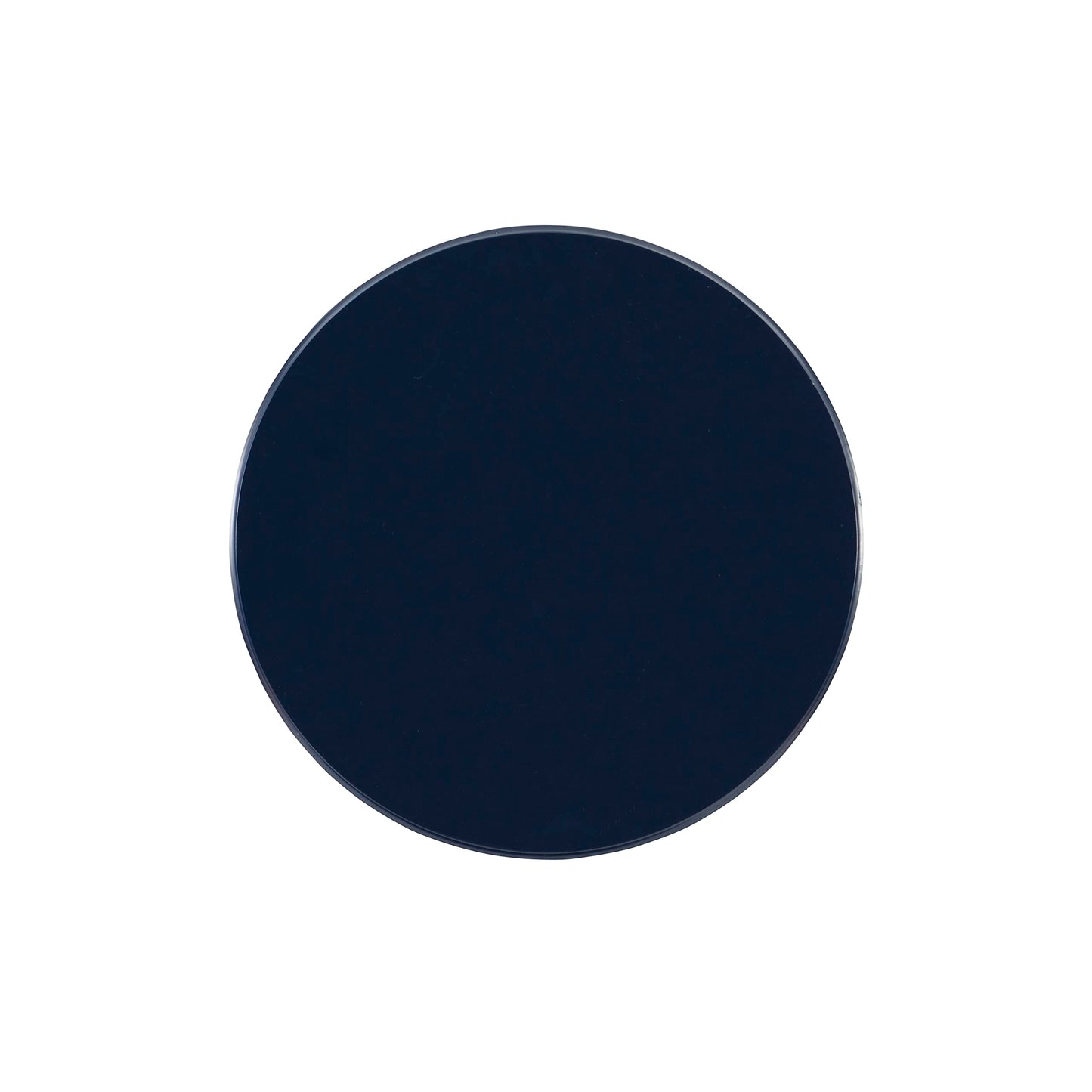 Tarkin Round Navy Blue Turned Spindle Pedestal Side Accent Table by Powell
