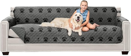 Sofa Shield® Couch Slip Covers for Dogs, Reversible Furniture Protector