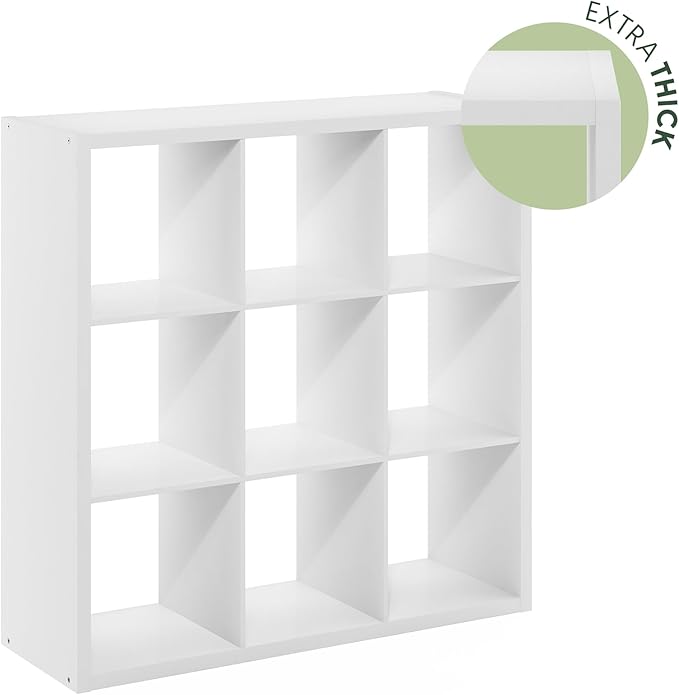 Furinno Cubicle Open Back Decorative Cube Storage Organizer