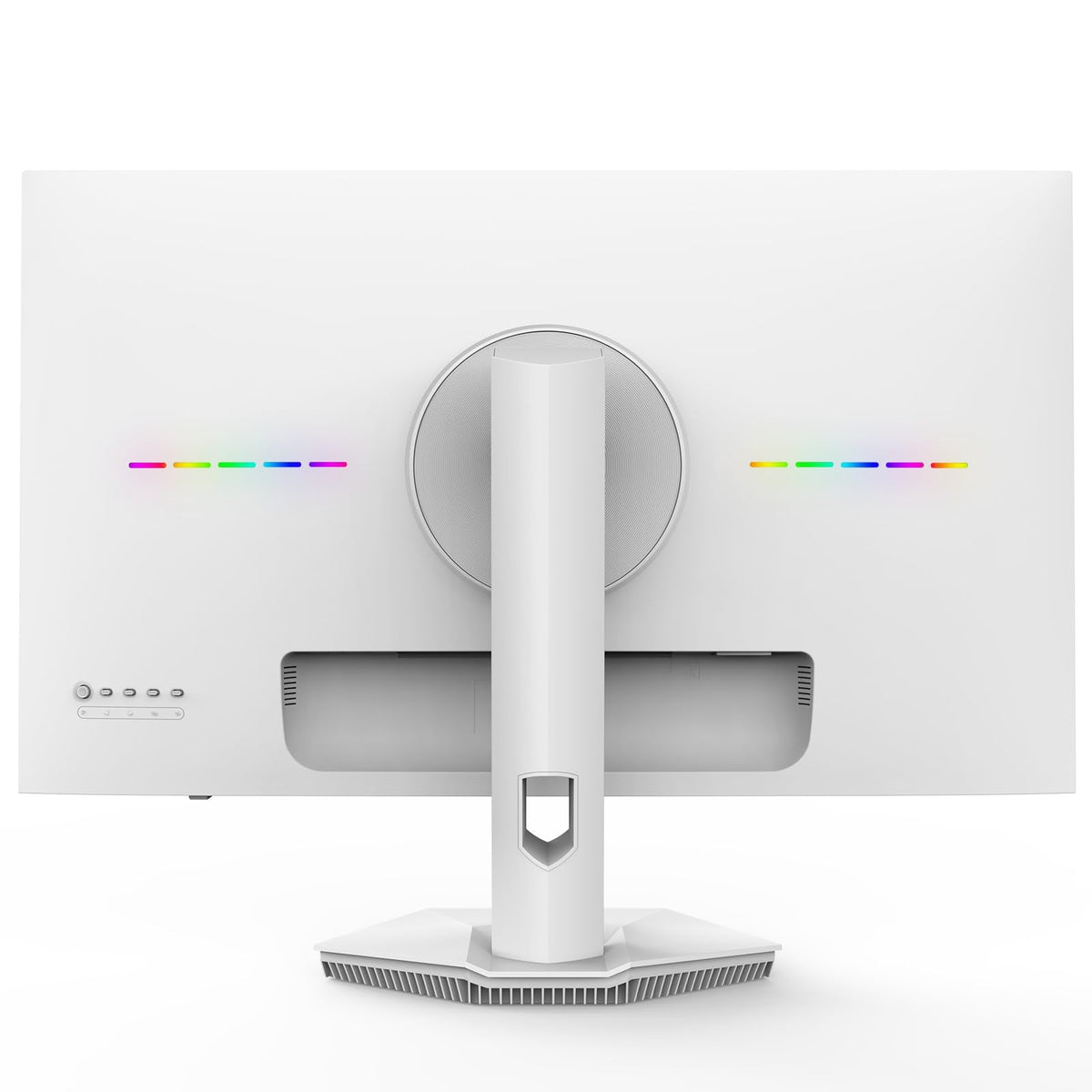 CRUA 27'' 4K Gaming Monitor, UHD 160Hz / FHD 320Hz Dual Mode IPS White Computer Monitors, Rotating/Pivot & Height-Adjustable, AMD FreeSync, Built-in Speakers, PIP/PBP, HDMI 2.1 & DP 1.4