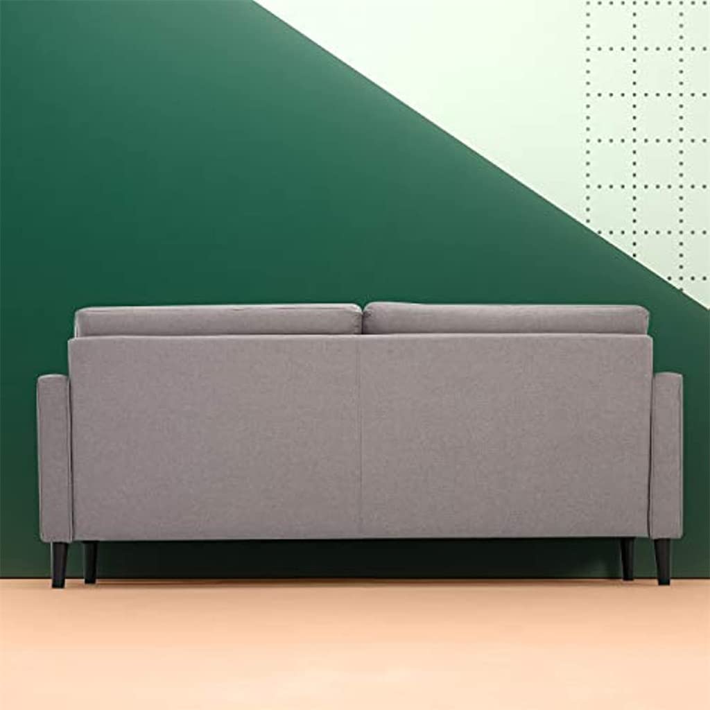 YWMLFZ Sofa Couch/Grid Tufted Cushions Easy, Tool-Free Assembly, Stone Grey