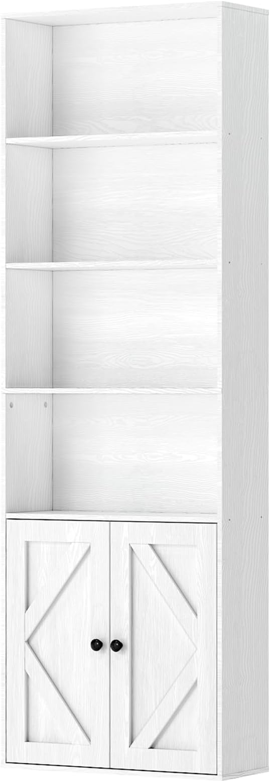 Bookshelf, 6-Tier Floor Bookcase