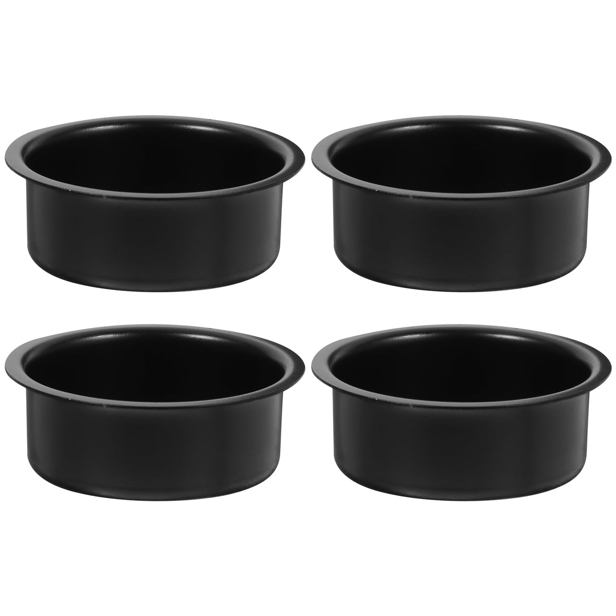 ARTIBETTER 4Pcs Halloween Metal Candle Cups - Iron Tealight Candle Holders for Party Decoration, Household Decor, Rustic Wedding, Christmas, 1.61x1.61x0.66in