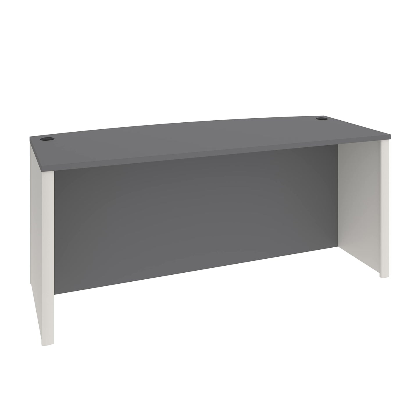 Bestar Connexion 72W Desk Shell in Slate & Sandstone