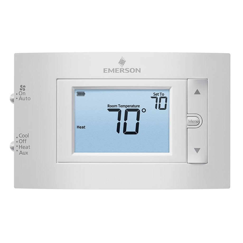 White-Rodgers Emerson 1F83H-21NP Heat Pump (2H/1C) Non-Programmable Thermostat