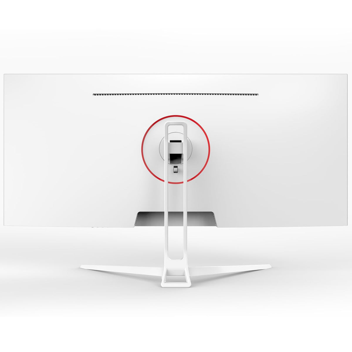 CRUA 34'' White Gaming Monitor, 165HZ/144HZ, WQHD(3440x1440P) IPS UltraWide Screen Computer Monitors with Built-in Speakers, Supports FreeSync, 120% sRGB, HDMI 2.0 & DP 1.4, Wall Mountable Installs