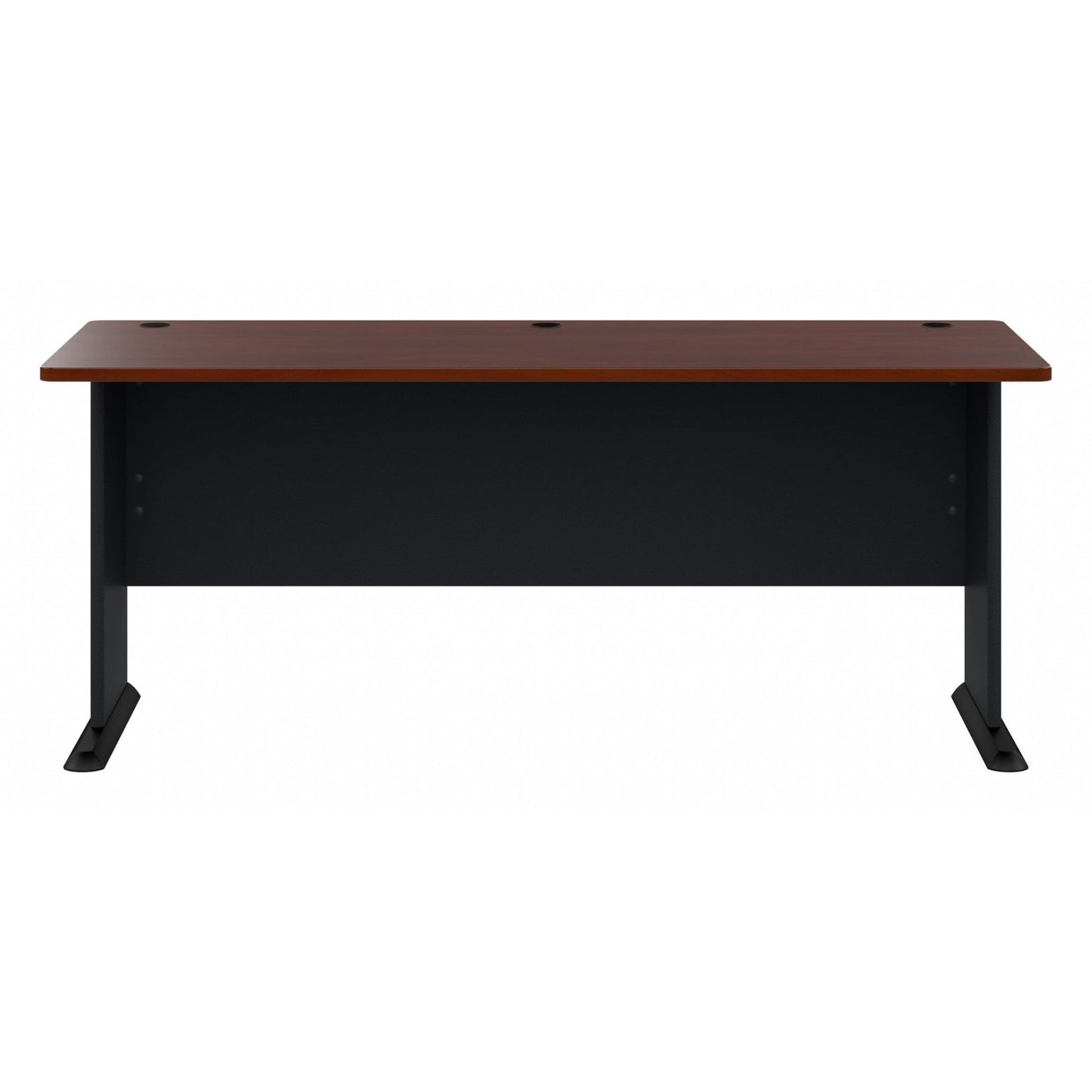 Bush Business Furniture Series A 72W Desk in Hansen Cherry and Galaxy, Large Workstation for Home or Professional Workspace, Desktop Solution for Office Use