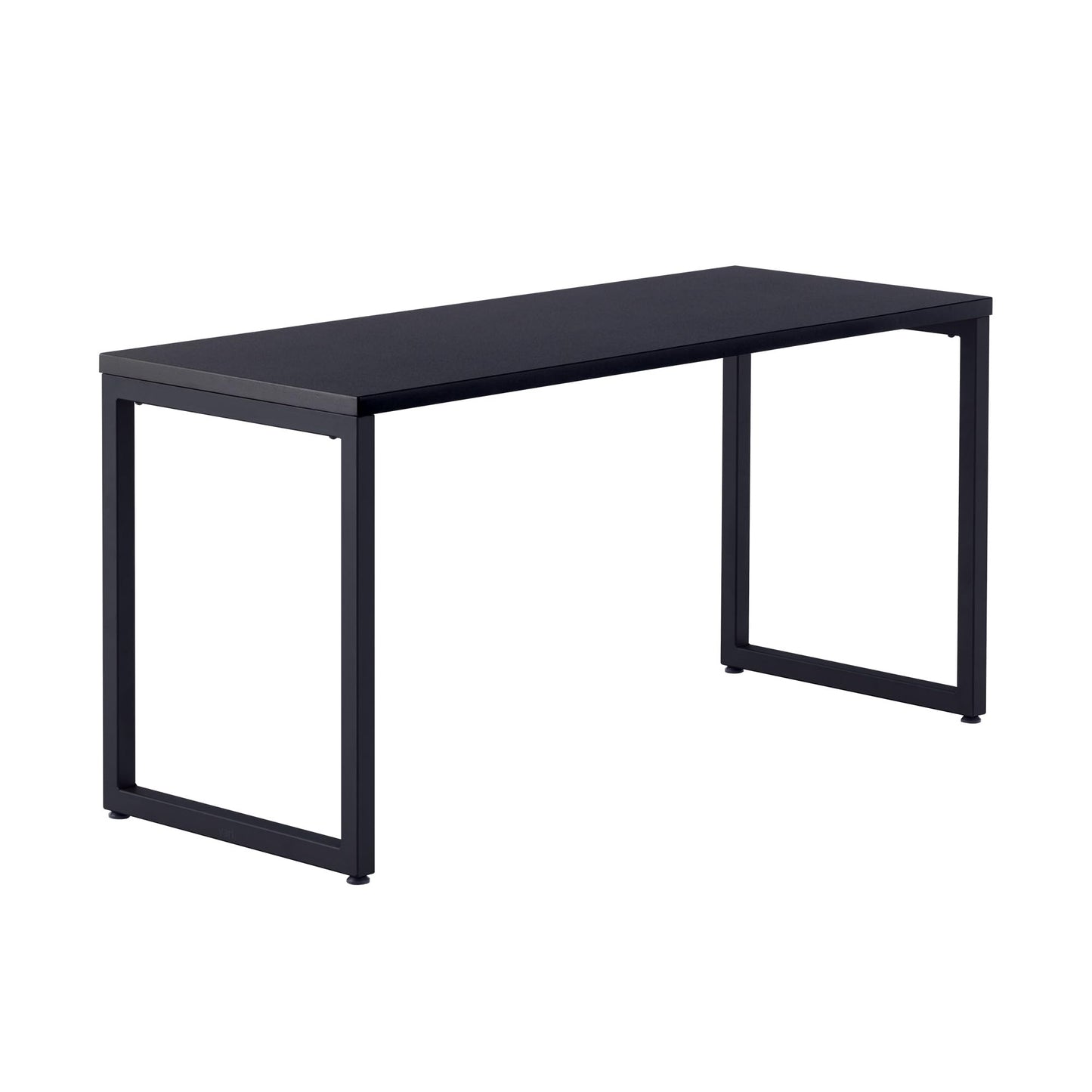 Vari Table 60x24 Office Desk – Modern Computer Desk & Workstation for Home Office or Commercial Workspace, 300 lb Capacity (Black/Black)