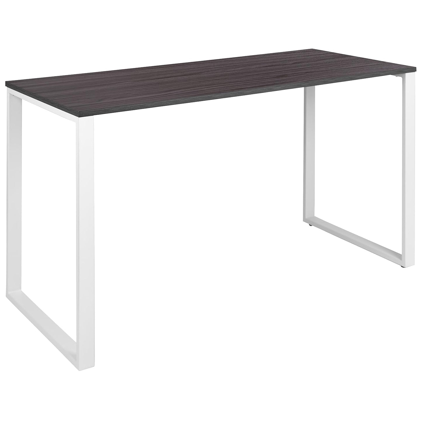 Flash Furniture Kimberly Modern Commercial Grade Desk Industrial Style Computer Desk Sturdy Home Office Desk - 55" Length (Rustic Gray)