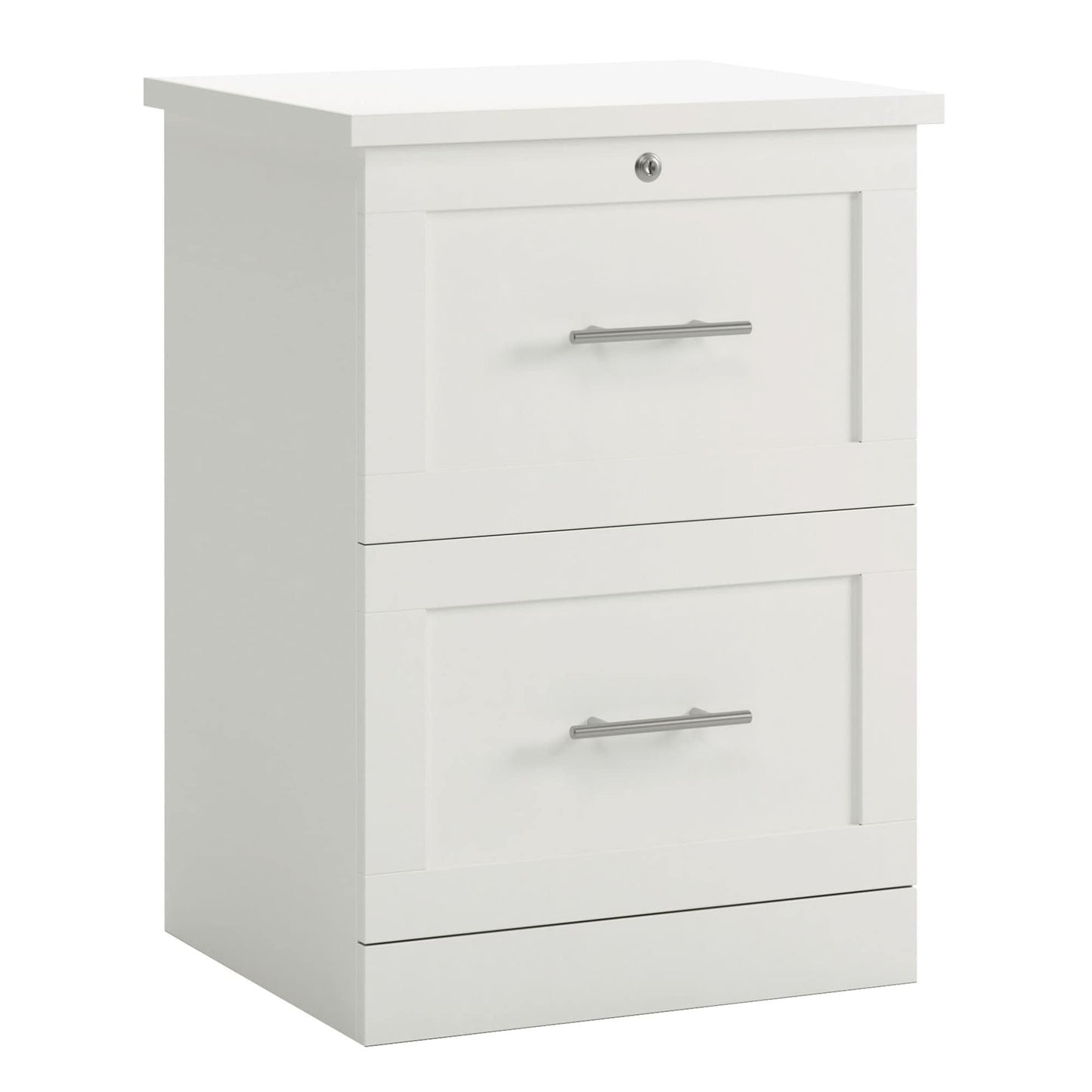 Realspace® 28-1/8 in. X 19 in Vertical 2-Drawer File Cabinet, White