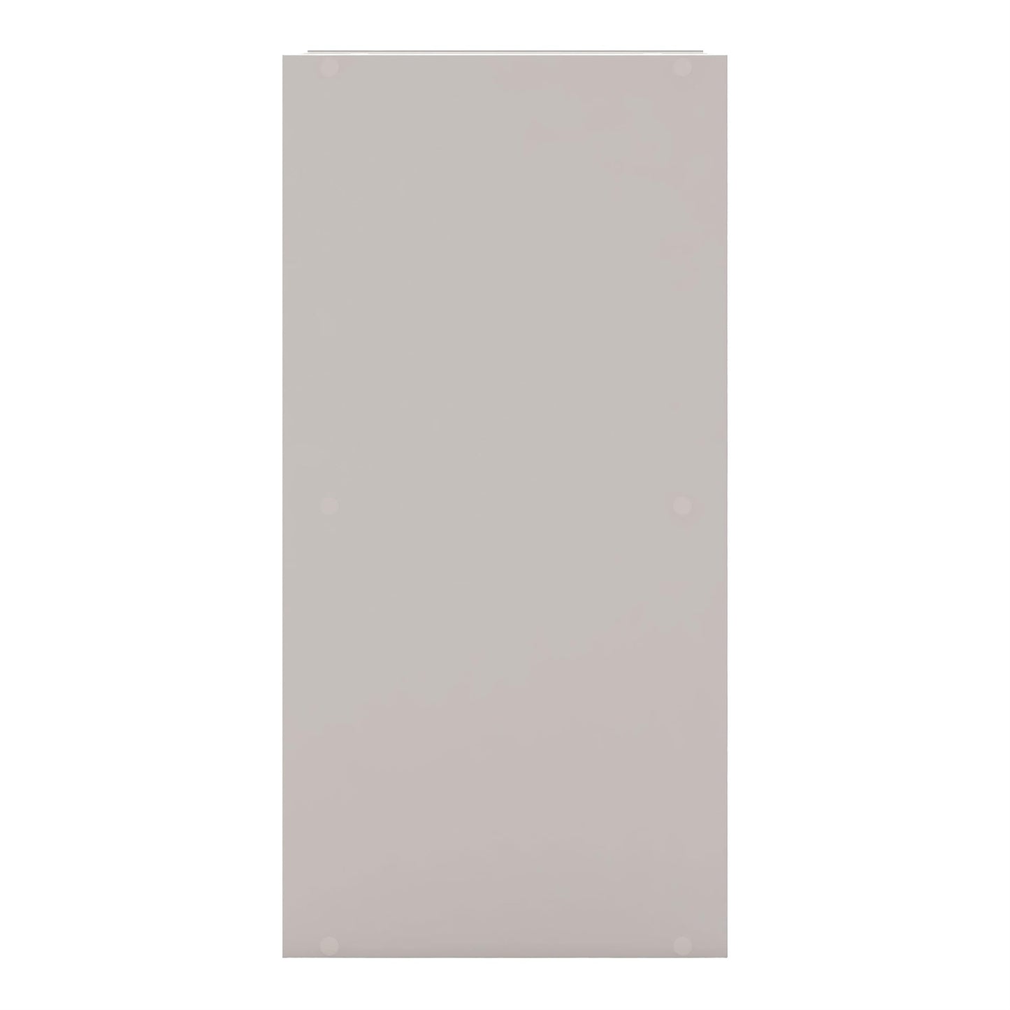 Homes: Inside + Out Apexa 2-Cube Storage Organizer Shelves, Stackable Wood Bookcase Fits Cubby Bins for Organization, Dorm Teen Room Decor & Home Office, Taupe Grey