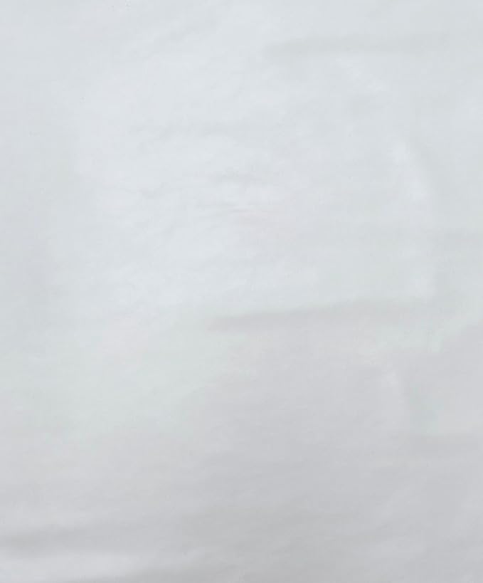 NAT Leathers White Soft Faux Leather Fabric Sheet PU Sold by The Yard Synthetic