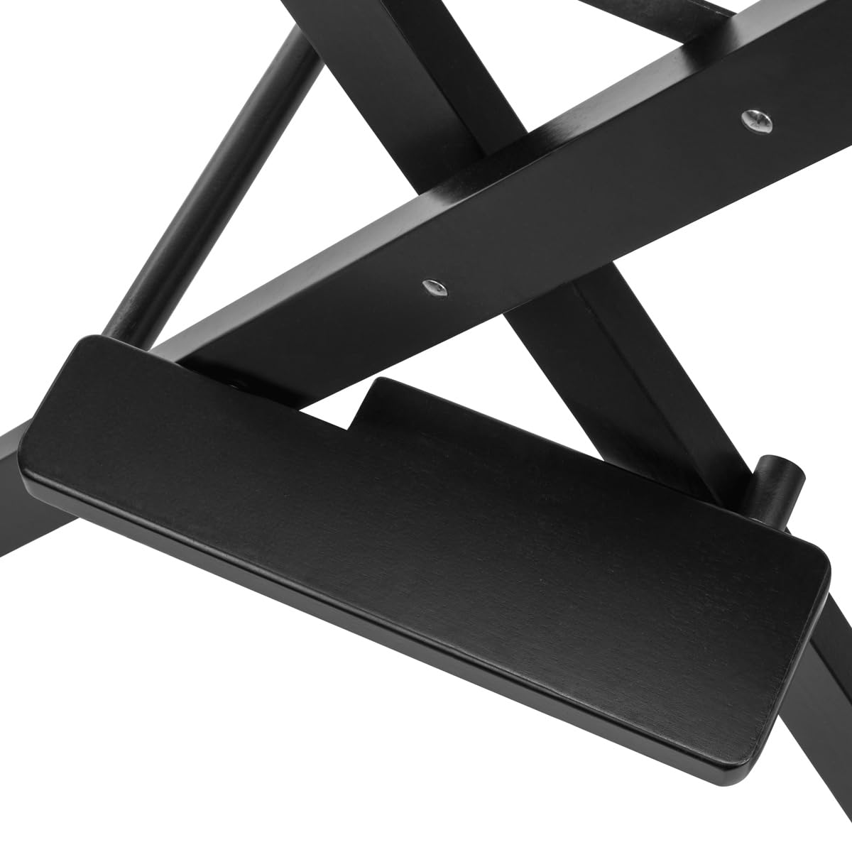 CLAR DC-30 Film Director's Chair (Black Wood with Black Seat & Back)