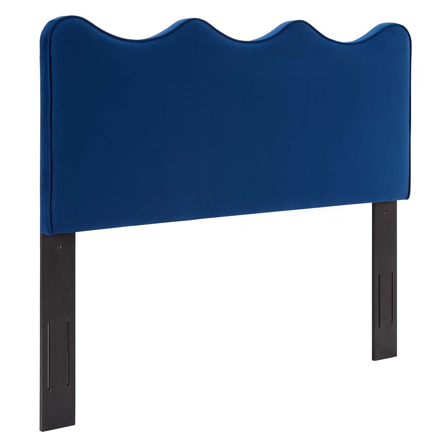 Modway Athena Performance Velvet Full/Queen Headboard in Navy