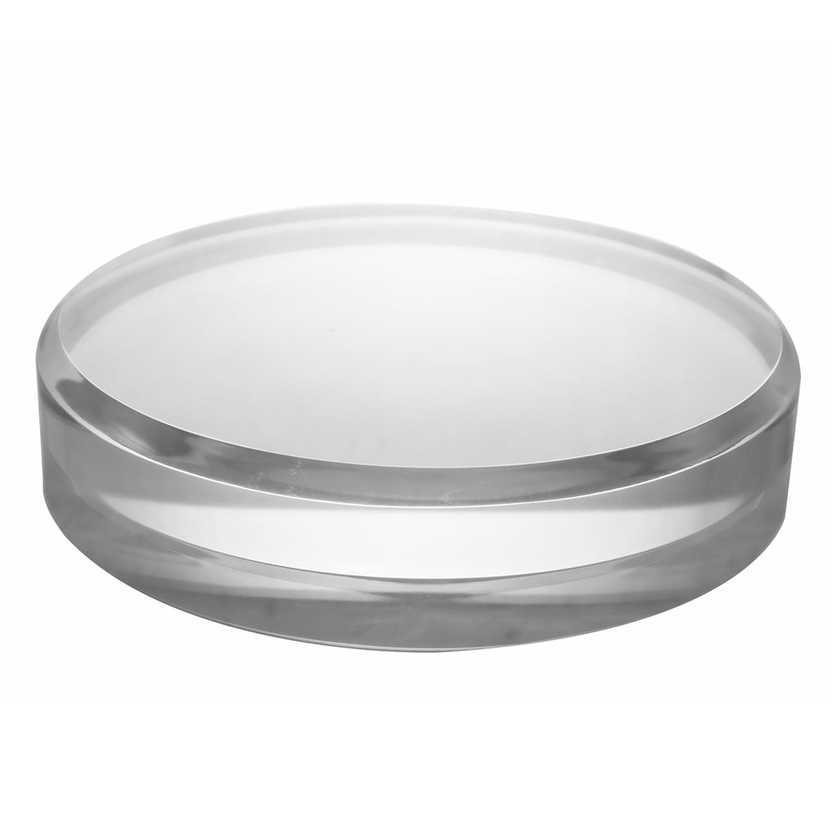 CiaoHER 1in Beveled Acrylic Disc Display Block, Round, 8"