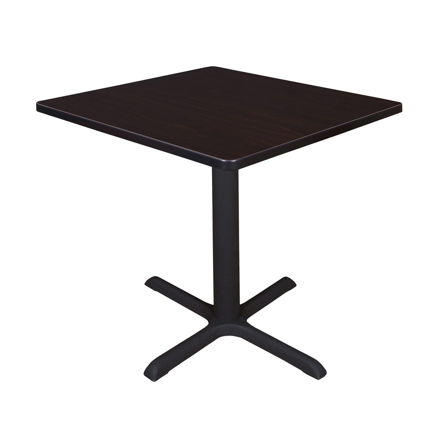 Cain 30" Square Breakroom Table- Mocha Walnut