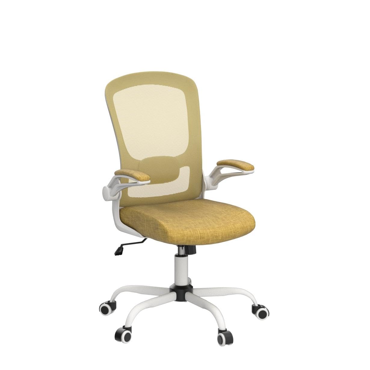 Mimoglad Ergonomic High Back Mesh Office Chair, Adjustable Lumbar Support, Thickened Seat Cushion (Modern, Jasmine)