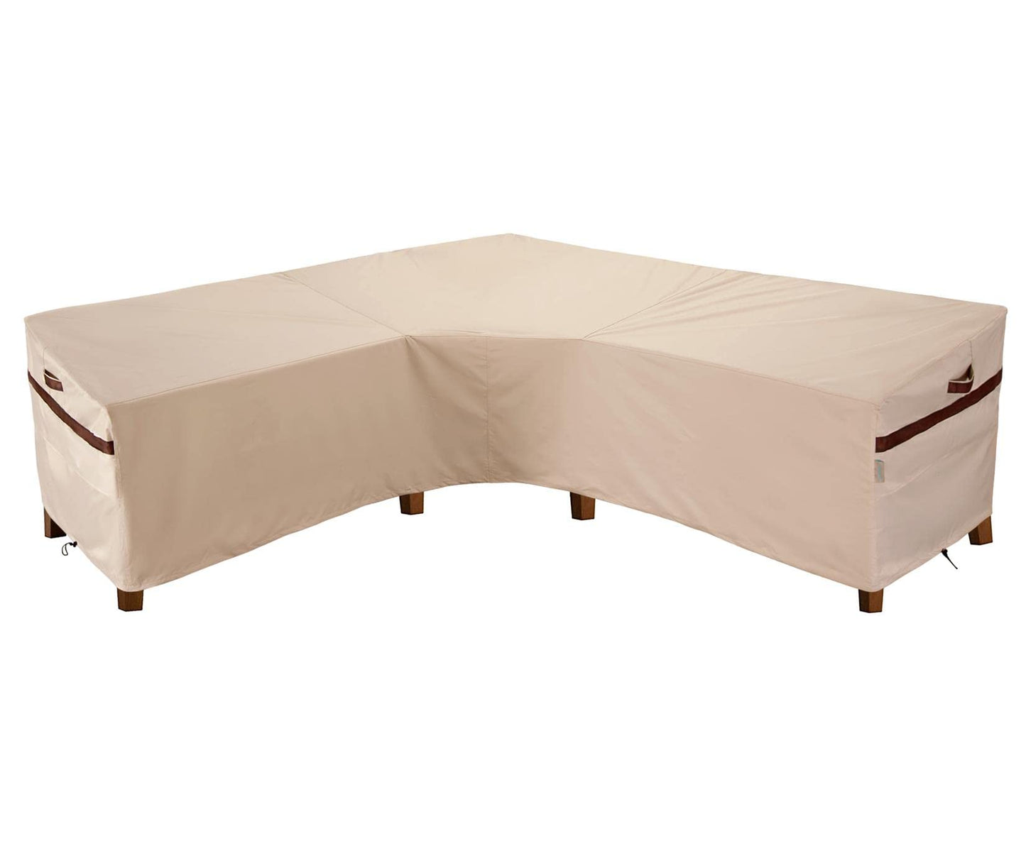 Patio V-Shaped Sectional Lounge Set Cover Waterproof 90''W x 90''L x 33.5''D x 31/26''H Outdoor Sofa Furniture Covers