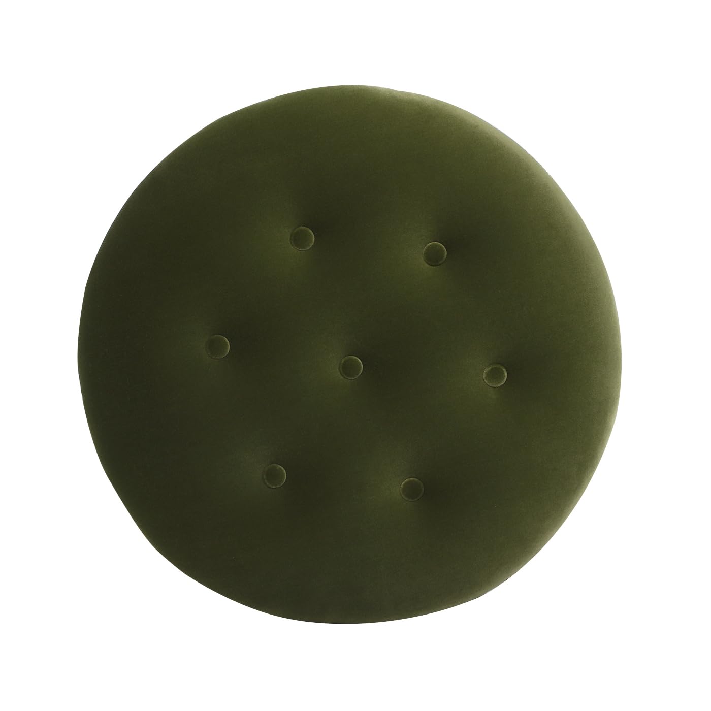 Jennifer Taylor Home Yolanda 24" Round Upholstered Accent Ottoman, Medium