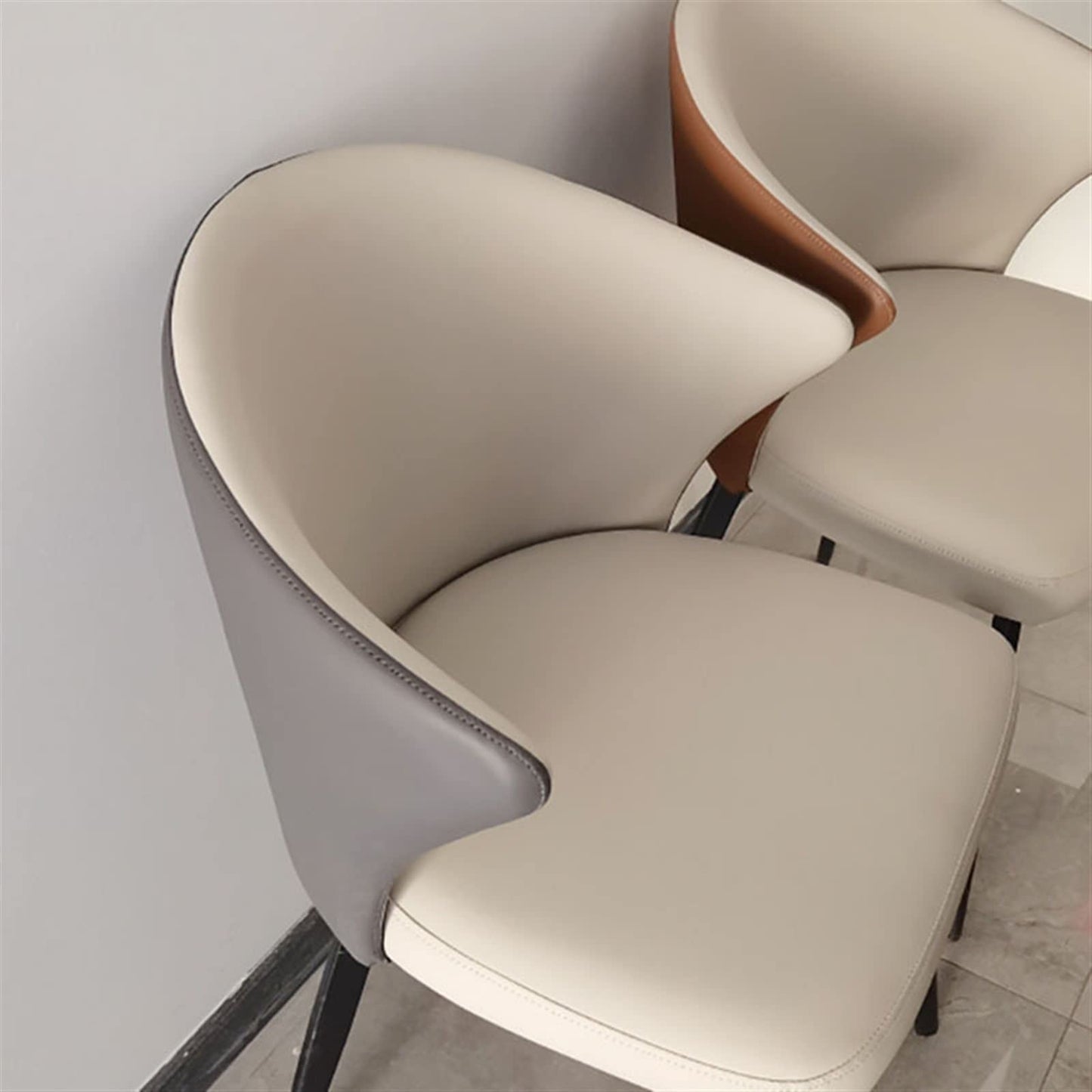 DQXWJZOTPO Dining Room Chair Individual Lounge Dining Chairs Office Design Floor Minimalist Bedroom Luxury Chair Toilet Makeup Parties Chaises Furniture