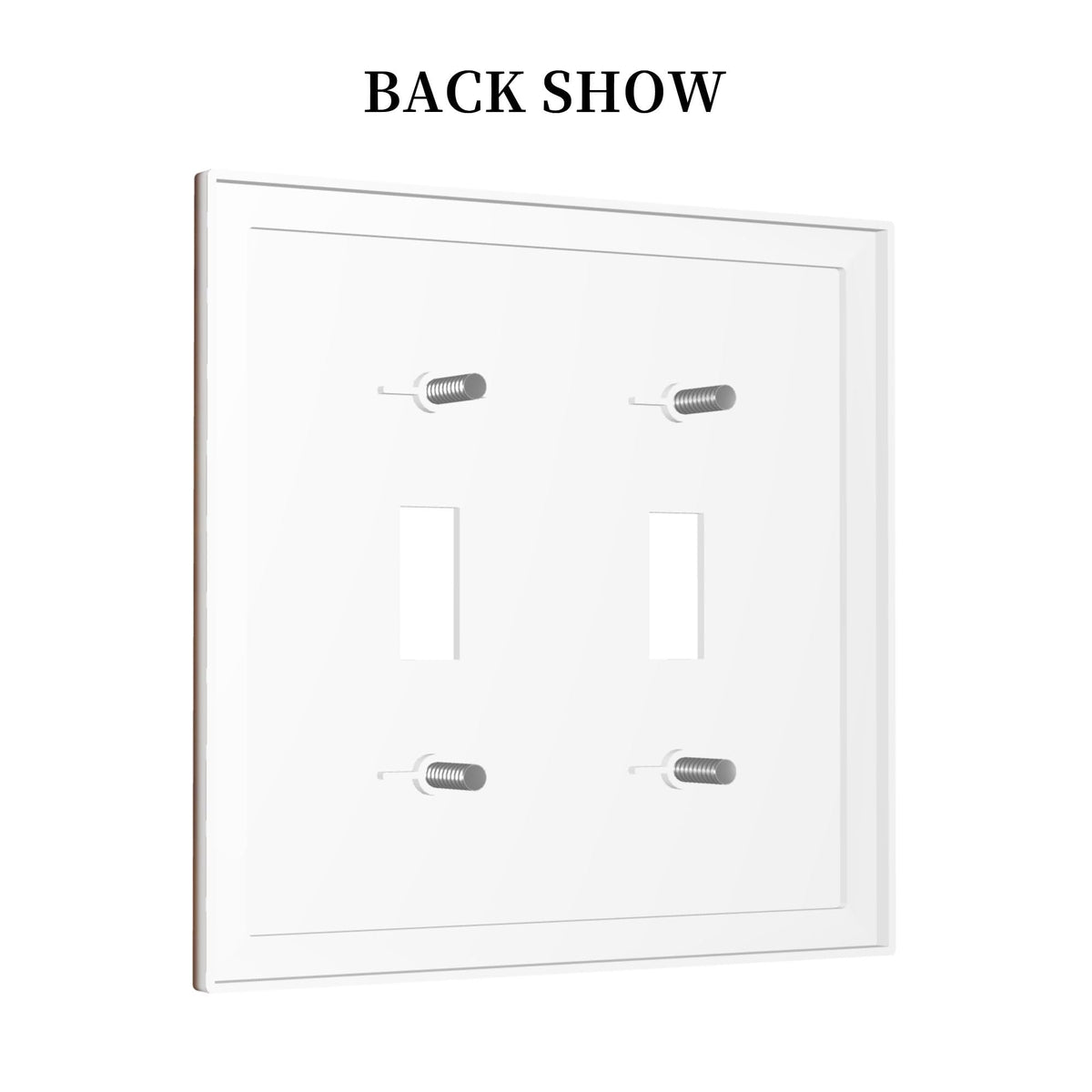 Decorative Art Light Switch Covers Yellow Floral2 Gang Double Toggle Wall Plate Decorative Switchcover Electrical Switchplate for Home Decor