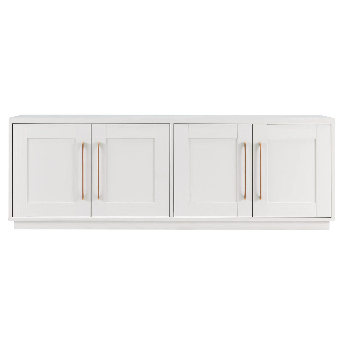 Henn&Hart Tillman Rectangular TV Stand for TV's up to 80" in, 68" Wide, White