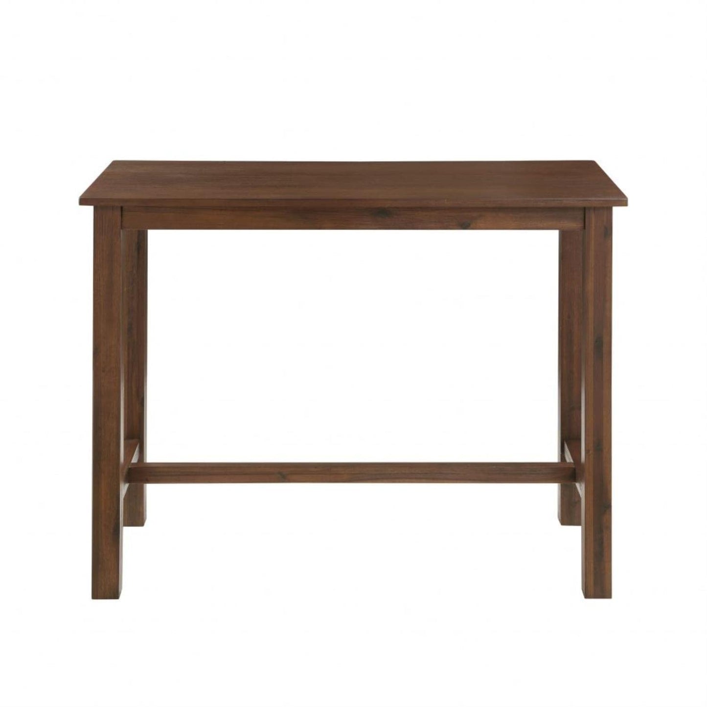 Boraam 4 Piece Sonoma Pub Table Set, Neutral Driftwood Gray Finish, Chestnut