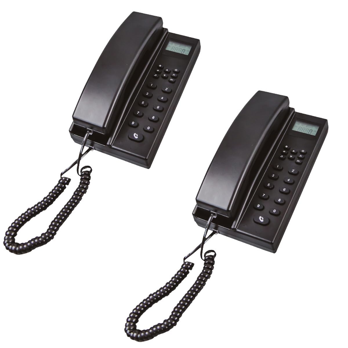 PANDAAR Intercoms Wireless for Home, Hands-Free Home Intercom Systems, 3280ft Long Range Wireless Intercom System for Business Office House Cordless Phones Intercoms (2 Pack,Black)