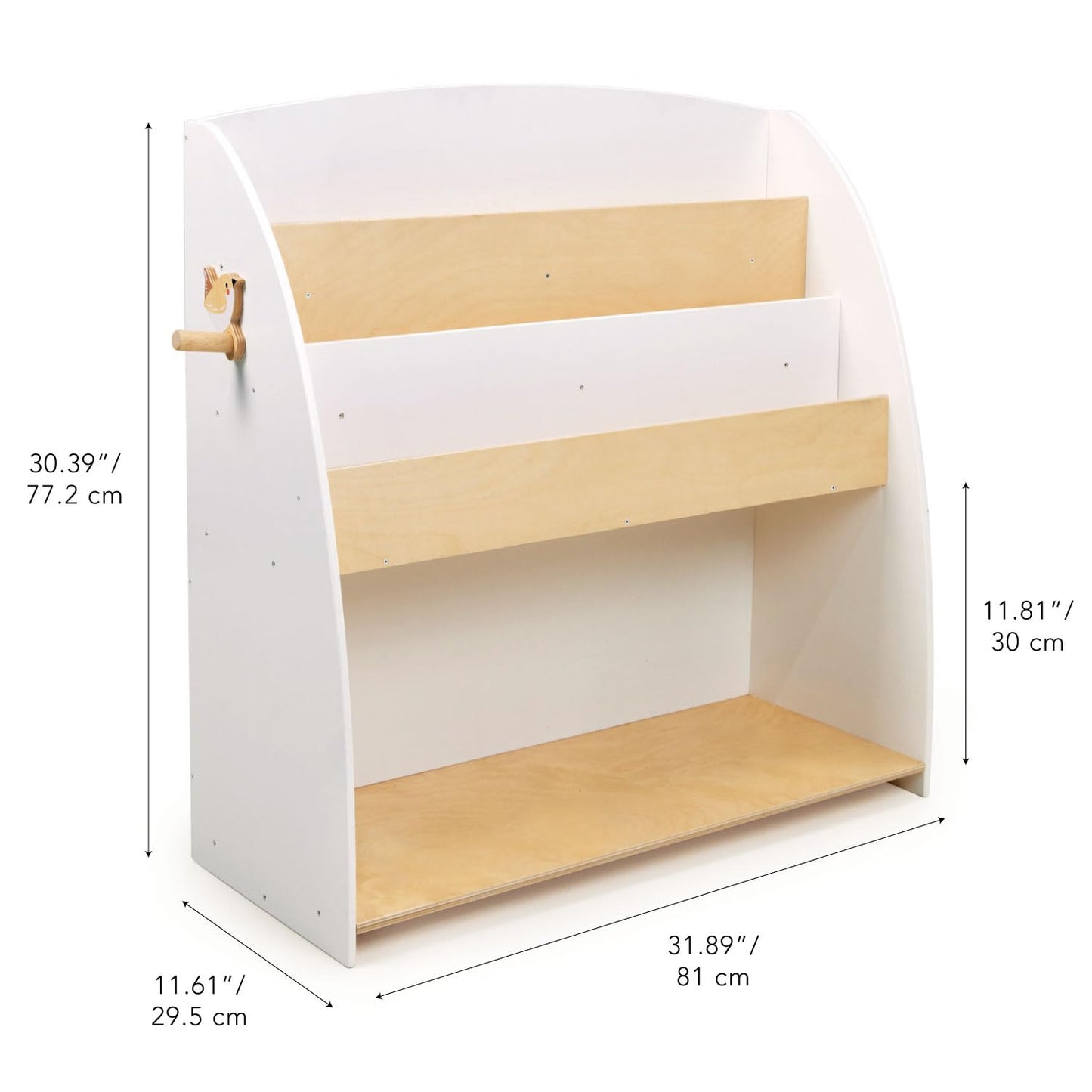 Tender Leaf Toys - Forest Bookcase - Sturdy and Practical Bookcase and Storage Unit - Beautiful Gender-Neutral Playroom/Bedroom Organisation, Promotes Reading and Early Learning - Age 3+