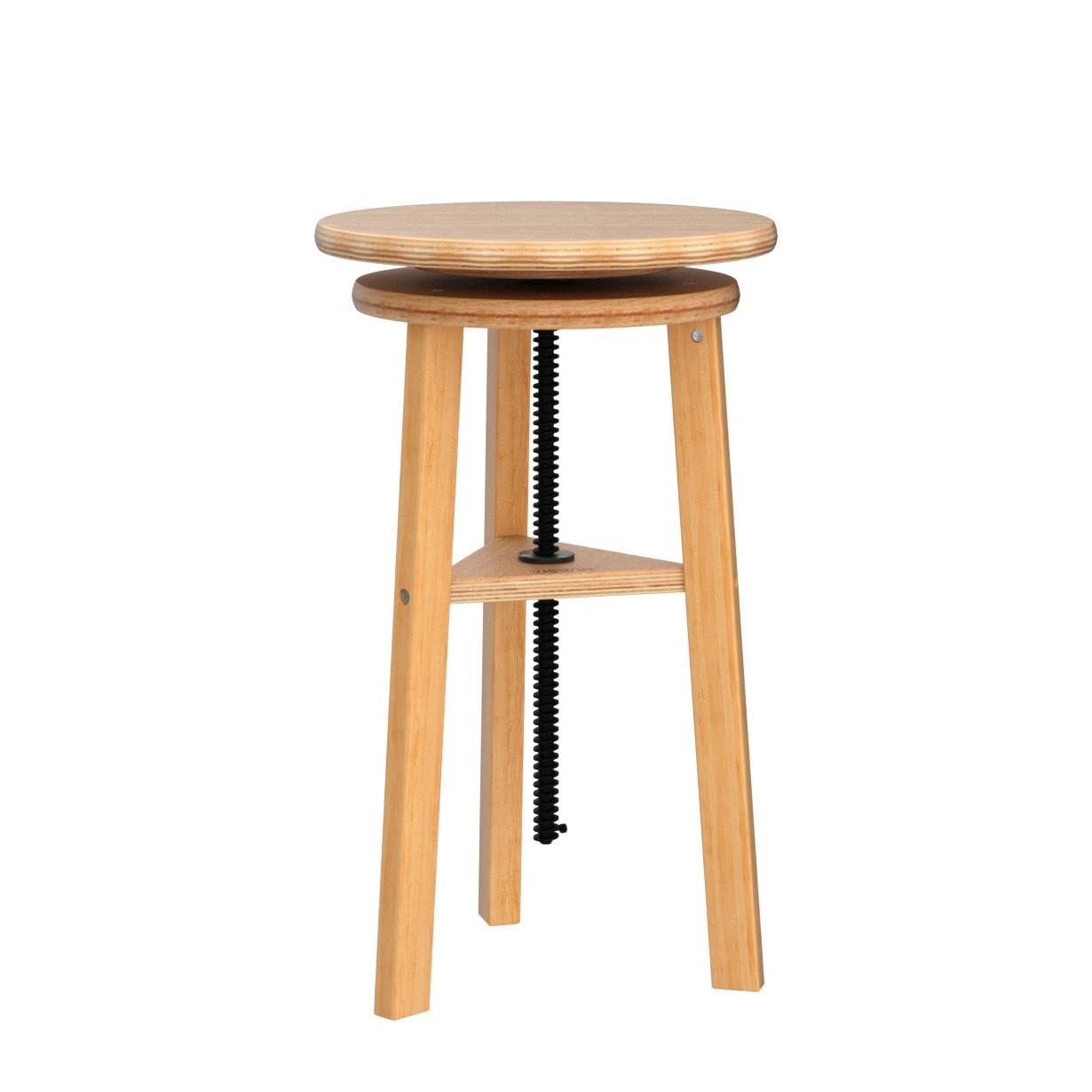 VISWIN Adjustable Drafting Stool, Beech Wood, Artist Stool Chair, Supports Up to 176 Lbs, for Artists, Studio, Home Use, Office, Kitchen