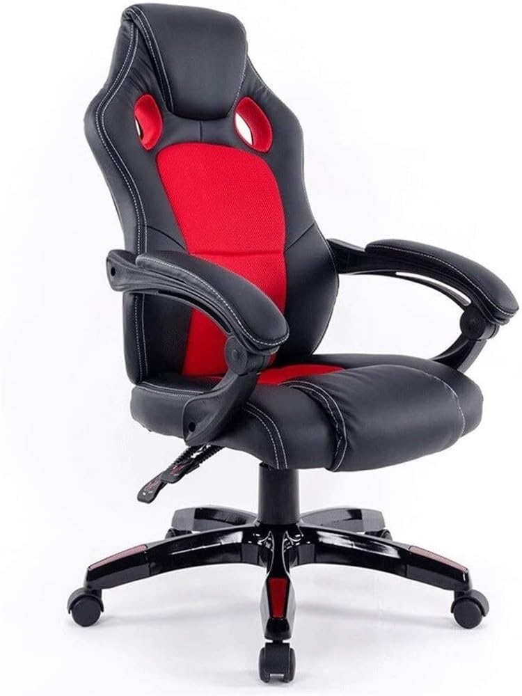 Ergonomic Office Chair with Adjustable Arms and Swivel, Heavy Duty Revolving Desk Chair for Computer, Visitor, Gaming, and Office Use(A)