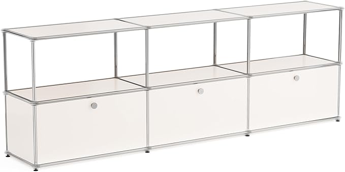 Modern Storage Cabinet Versatile Free-Standing Organizer